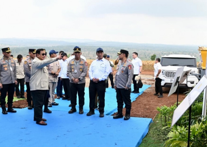 Ubah Tongkol Jagung Jadi Briket, Prabowo Puji Inovasi Polri 