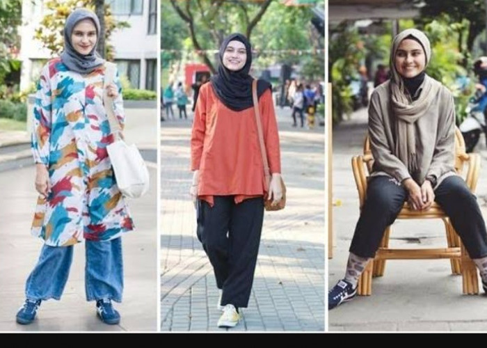 5 Tren Tunik Terbaru, Fashion Glamor ala Eropa dengan Hijab