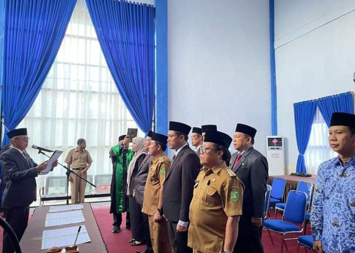 10 Pejabat Eselon III dan 1 Pejabat Esselon IV Kota Bengkulu Dirotasi