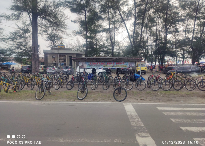 Rental Sepeda Sudah Dibuka Lagi di  Pantai Panjang, Pendapatannya Segini 