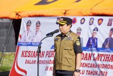 Potensi Bahaya Hidrometeorologi, Kota Bengkulu Gelar Apel Siaga dan Simulasi Bencana Secara Langsung
