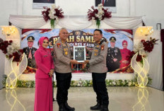 Haru Iringi Pergantian Kapolres Kaur, Tongkat Komando Beralih dari AKBP Alam Bawono kepada AKBP Wiwin Syamsul 