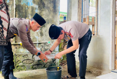 Kapolres Kaur Laksanakan Program Renmas, Ground Breaking Masjid Al-Muawanah di Kecamatan Lungkang Kule