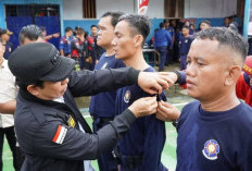 Terima Kasih, Walikota Bengkulu Lakukan Pembaretan Anggota Damkar 