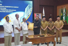 Wujudkan Tata Kelola Bersih, Pemprov Bengkulu Serahkan LKPD 2025  ke BPK RI