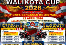 WALIKOTA CUP BENGKULU 2026 SIAP MENGGUNCANG PANTAI PANJANG