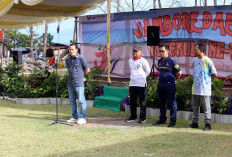 Pemda Kaur  Bersih - Bersih Bumi Perkemahan Jamda VII