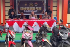 Polres Kaur Ungkap Lima Kasus Curanmor, Dua Tersangka Diamankan dan Delapan Motor Disita