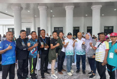 Kontingen Bengkulu Perkuat Solidaritas dalam Jalan Sehat HPN 2026 di Banten