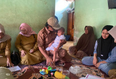 Pemdes Pasar Pino Datangi Anak Warganya yang  Terindikasi Stunting