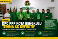 DPC PPP Kota Bengkulu Resmi Kantongi SK Definitif, Heri Ifzan Tancap Gas Konsolidasi Menuju Pemilu 2029