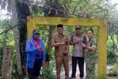 Danramil 408-05 Manna Pantau Progres Jembatan Gantung Garuda