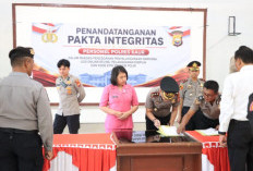 Polres Kaur Deklarasikan Perang terhadap Narkoba dan Judi, Seluruh Personel Teken Pakta Integritas