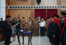 Wagub Mian Lantik 54 Pejabat Eselon III Pemprov Bengkulu