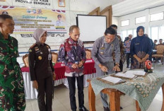 Bupati Kaur Tandatangani MoU dengan  BRI Cabang Manna, Launching Transaksi Nontunai Keuangan Desa