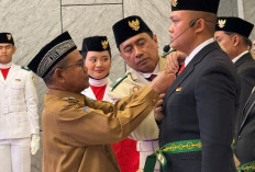  7 Orang Pelaksana Duta Pancasila Paskibraka Indonesia Dilantik Wakil Bupati Bengkulu Utara