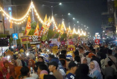 Wajah Baru Jalan Sudirman, Lampu Hias Pohon Kini Percantik Pusat Kota Bengkulu