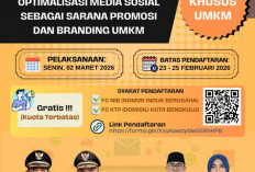 Genjot UMKM Naik Kelas, Diskop UKM Kota Bengkulu Gelar Pelatihan Branding dan Promosi Digital
