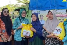 Ketua TP PKK Kabupaten Kaur  Hadiri Pasar Murah Ramadan di Kecamatan Nasal