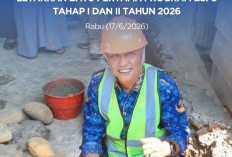 Sekda Seluma Letakkan Batu Pertama Program Bantuan Stimulan Perumahan Swadaya di Sidomulyo
