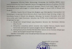 Kota Bengkulu Terbitkan Surat Edaran Kesiapsiagaan Bencana