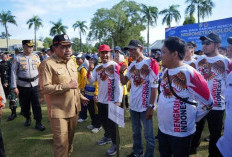 Bengkulu  Ada Potensi Bencana Hidrometeorologi, Pemerintah Provinsi Langsung Gelar Apel Siaga 