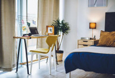  Ini Cara  Menata Meja Kerja  di Sudut Kamar yang Sempit