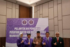 Penjabat Sekda Kota Bengkulu Hadiri Pelantikan Pengurus PDGI Bengkulu 