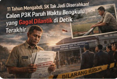 11 Tahun Mengabdi, SK Tak Jadi Diserahkan: Kisah Calon P3K Paruh Waktu Bengkulu yang Gagal Dilantik