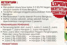 Gratis, Dinas Kearsipan Kota Bengkulu Gelar Lomba Bertutur  Tingkat  Sekolah Dasar