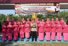 HUT Bhayangkara, Polres Bengkulu Selatan Laksanakan Upacara Ziarah di Taman Makan Pahlawan
