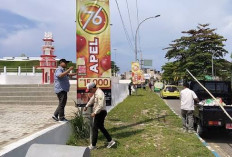 Bapenda Kota Bengkulu Rapikan Reklame Tak Berizin di Titik Strategis