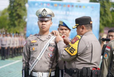 Gelar Apel Pasukan Operasi Lilin Nala, Polres Bengkulu Utara  Perketat Pengamanan Natal dan Tahun Baru