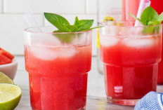 Cara Membuat  Minuman Semangka Jeruk Segar