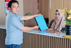 Minta Perbaikan Jalan Penghubung, Kades Telaga Dalam Sampaikan Usulan ke PUPR Provinsi