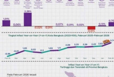  Harga  Emas Jadi Pemicu Utama Inflasi di Kota Bengkulu