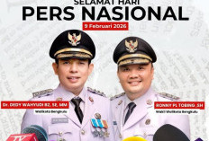 Dedikasi untuk Insan Media, Pemerintah Kota Bengkulu Ucapkan Selamat Hari Pers Nasional 2026